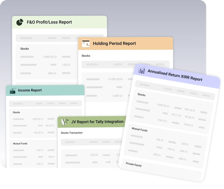 An extensive suite of essential year-end reports
